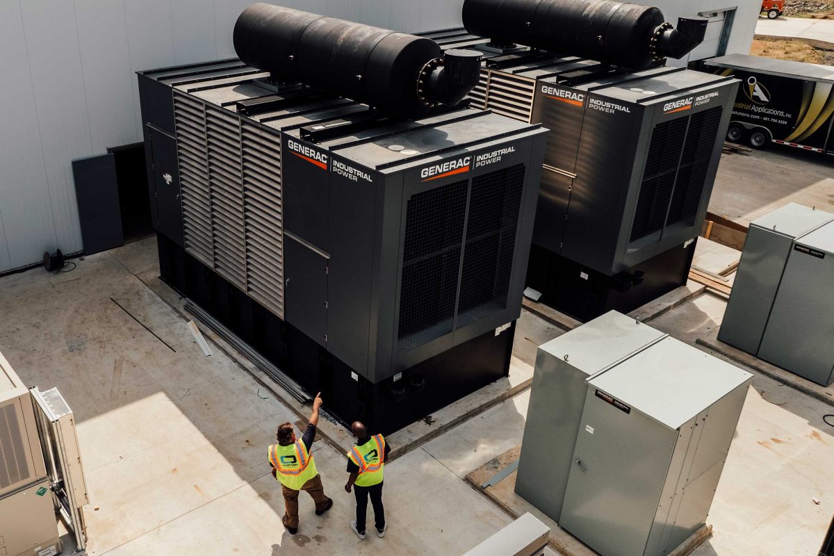 Generac backup generator system - Tyson Foods