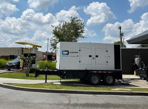 Emergency power generator for a Tulsa business