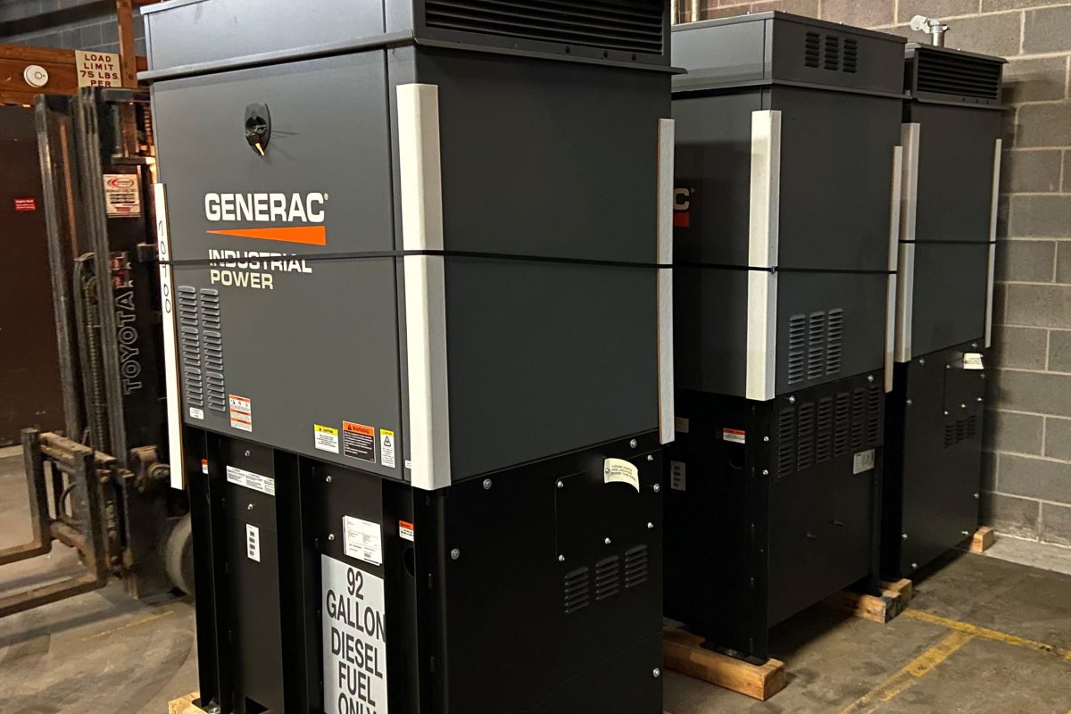 Generac generators for COVID vaccine facility