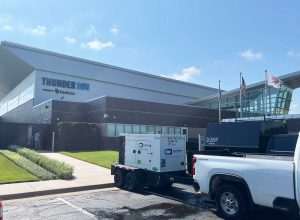 Rental generator for the OKC Thunder draft room